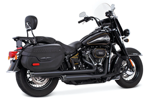 Escape slip-on Racing negro para motocicleta Harley-Davidson
