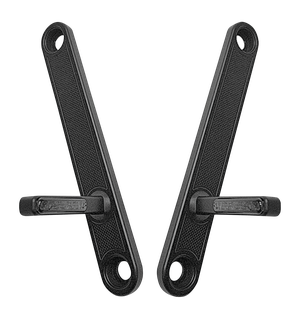 Par de intermitentes delanteros Tommy & Sons color negro para Harley-Davidson Touring