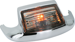 Punteras luminosas LED traseras para motocicleta, acabado negro