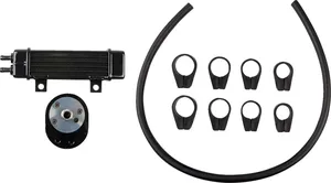 Kit radiador de aceite con montaje vertical para motor de motocicleta