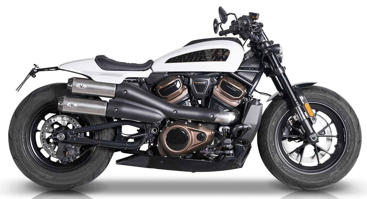 Colectores de carreras V-Performance instalados en un Harley-Davidson Sportster S RH1250S
