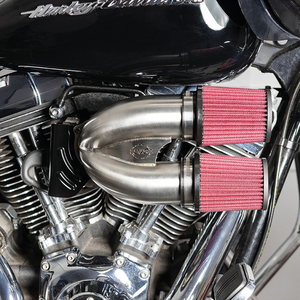 Sistema de inducción S&S single bore para motocicleta