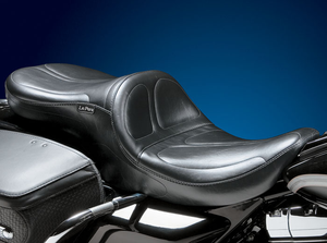 Asiento Le Pera Maverick negro para Harley-Davidson FLHT FLHS Road King