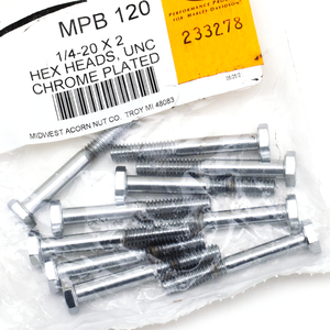Surtido de tornillos Allen cromados para motocicletas Harley-Davidson
