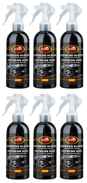 Frasco de cera Autosol Express para pintura mate de motocicletas