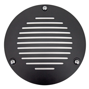 Tapa de primaria derby Stanza Genuine Zodiac color negro para motor Big Twin