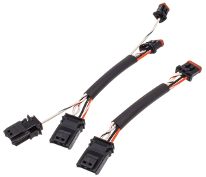 Kits de extensión para manillar instalados en motocicleta Harley-Davidson Softail