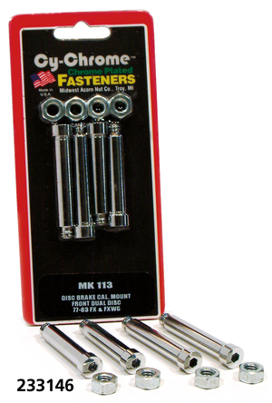 Kit de tornillería cromada para motocicletas Harley-Davidson