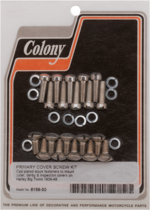 Kit de tornillos Colony para tapa de primaria de motocicleta