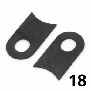 Clips metálicos para sujeción de cables en motocicletas Harley-Davidson vintage
