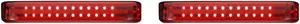 Luces de alforja ProBEAM LED Sequential BAGZ™ instaladas en alforja de motocicleta