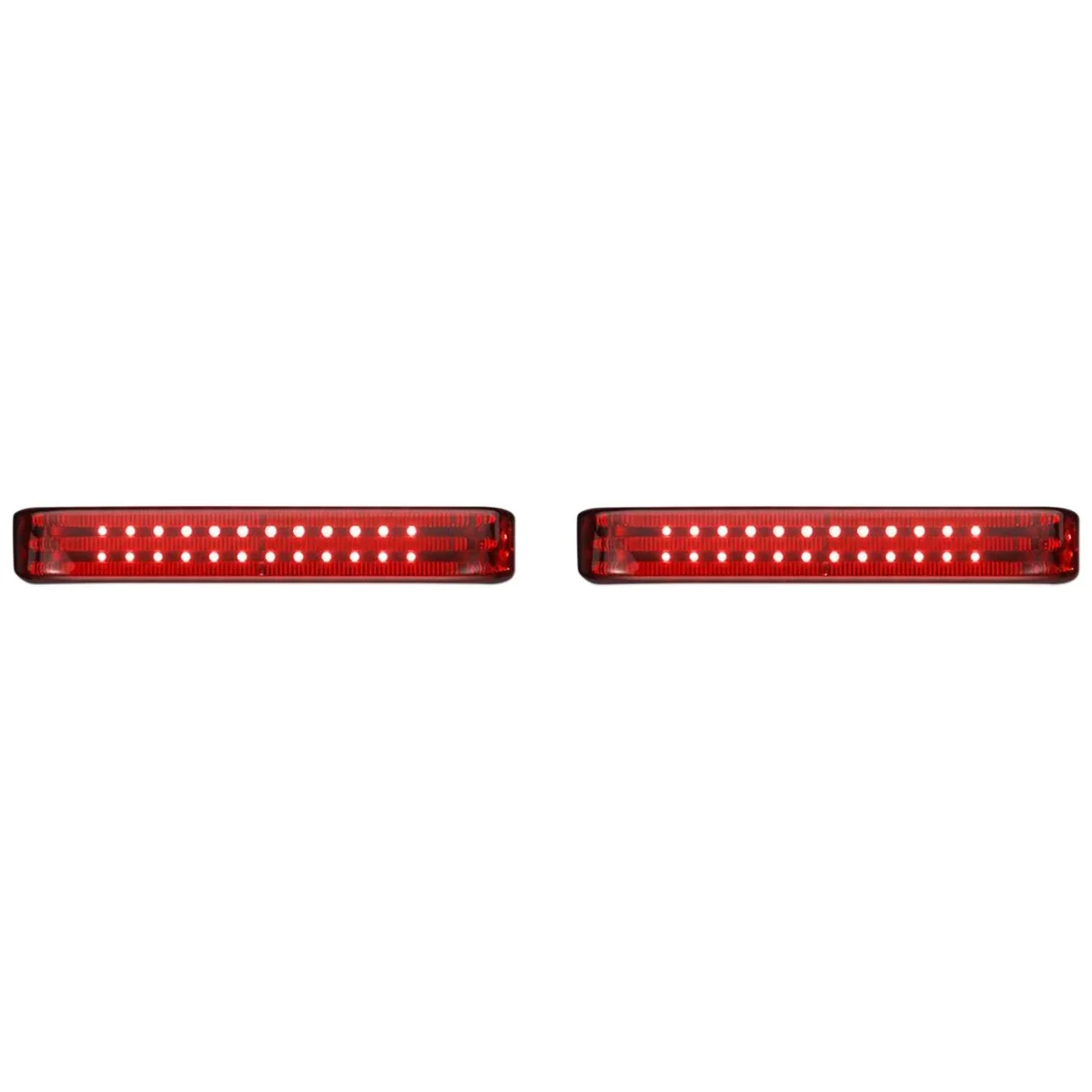 Luces de alforja ProBEAM LED Sequential BAGZ™ instaladas en alforja de motocicleta