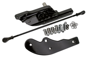 Kit de reubicación de controles delanteros para motor Milwaukee Eight en chasis Softail