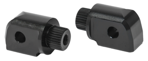 Estriperas modulares estilo motocross Arlen Ness en negro