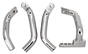 Recolocadores metálicos para plataforma trasera de motocicleta Harley-Davidson Touring