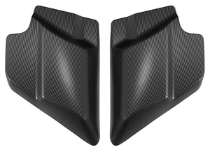 Par de tapas laterales de chasis negras para motocicleta Harley-Davidson Touring