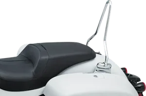 Sissy bar respaldo trasero cromado para motocicleta Harley-Davidson