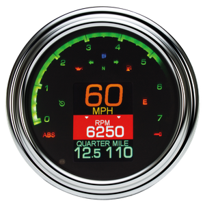 Velocímetro y tacómetro Dakota Digital MLX-2000 estilo Fat Bob