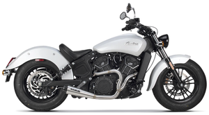 Sistema de escapes Two Brothers Racing Comp-S 2 en 1 instalado en motocicleta