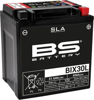 Batería SLA AGM sin mantenimiento activada de fábrica para motos
