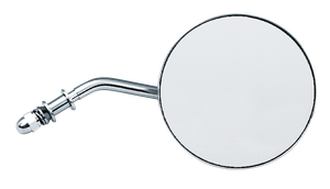 Retrovisor circular negro estilo moderno de 4 pulgadas para motocicleta