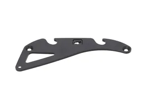 Portaequipajes lateral SLH LH1 color negro para lado izquierdo de motocicleta