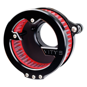 Filtro de aire Massive de Vity's Design instalado en motocicleta