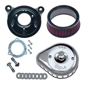 Kit filtro de aire Stealth Mini Lágrima S&S para Harley-Davidson