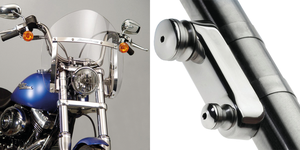 Parabrisas National Cycle Switchblade corto con sistema de desmontaje rápido