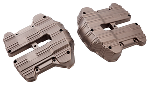 Par de tapas de balancines Arlen Ness calibre 10 para motor Milwaukee Eight