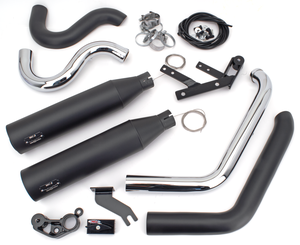 Escape ajustable 2 en 1 MCJ instalado en motocicleta Softail Milwaukee Eight