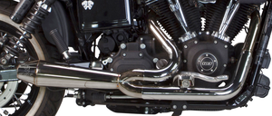 Sistema de escapes Two Brothers Racing Gen II 2 en 1 instalado en motocicleta