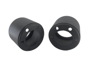 Par de tapas finales MCJ de 80mm para silenciadores de motocicleta