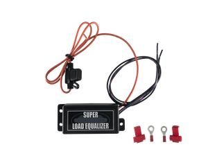 Sistema de nivelación de carga Badlands Load Equalizer III instalado en motocicleta