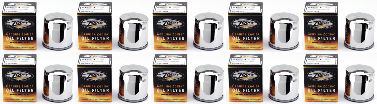 Filtro de aceite giratorio Zodiac para mantenimiento de moto
