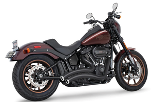 Manillar negro estilo Sharp Curve Radius para motocicletas Harley-Davidson