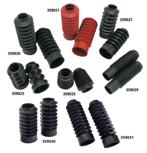 Par de protectores D para barras de horquilla delantera de motocicleta