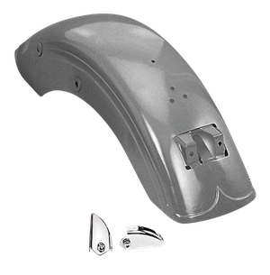 Guardabarros trasero custom negro para motocicleta Harley-Davidson Softail