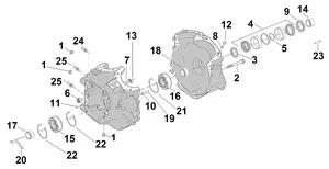 Conjunto de levas para motor Milwaukee Eight