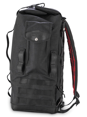Línea de equipaje Voyager de Burly instalada en motocicleta Harley-Davidson Touring