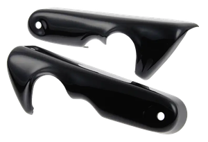 Cubiertas de guardabarros cortas XL color negro Cult-Werk para Harley-Davidson 2004-2022