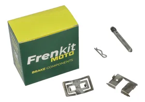 Kit de clip metálico y pasador para fijación de pastillas de freno de motocicleta