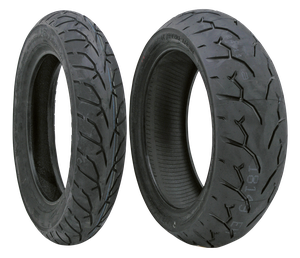 Neumático Pirelli Night Dragon negro con dibujo agresivo para motos custom