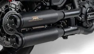 Silenciosos RedThunder instalados en Indian Scout