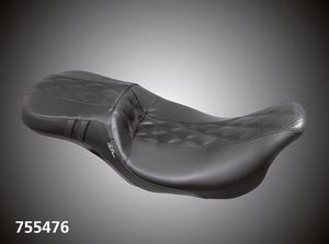 Asiento Le Pera Outcast 2-up negro para Harley-Davidson Touring