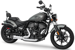 Escape corto Shorty Turn Out corte recto 2-1 para Indian PowerPlus y Thunderstroke