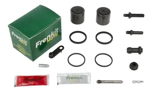 Superkit de reparación de pinza de freno con componentes internos visibles