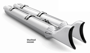 Silenciosos Sharktail 4 pulgadas instalados en Indian PowerPlus y Thunderstroke