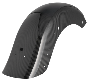 Guardabarros trasero de fibra de carbono negro para Harley-Davidson Touring