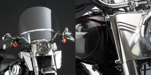 Parabrisas desmontable rápido Switchblade 2-Up de National Cycle
